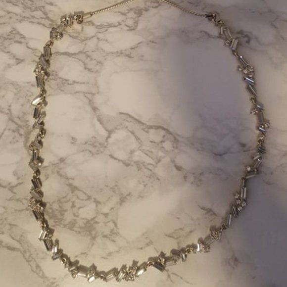 Silver and Gold Gems Necklace - Picture 1 of 2